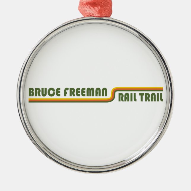 Bruce Freeman Rail Trail Ornament Aus Metall (Vorne)