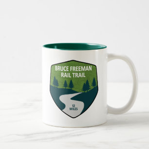 Bruce Freeman Rail Trail Zweifarbige Tasse