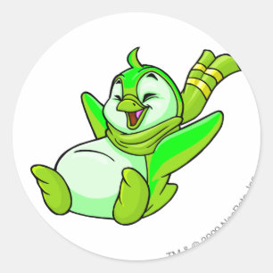 Bruce Glows Runder Aufkleber