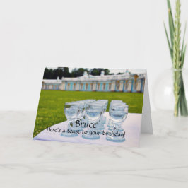 Bruce Happy Birthday, Vodka Shots Catherine Palace Karte