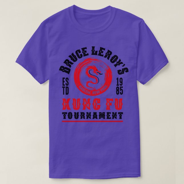 Bruce Leroys Kung Fu Tournament Lts T-Shirt (Design vorne)