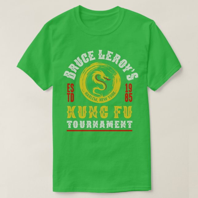 Bruce Leroys Kung Fu Turnament T-Shirt (Design vorne)