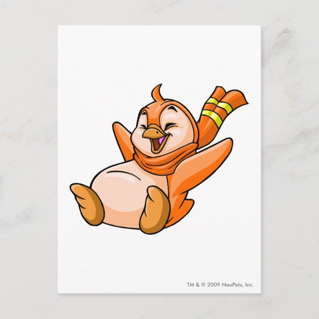 Bruce Orange Postkarte (Vorderseite)