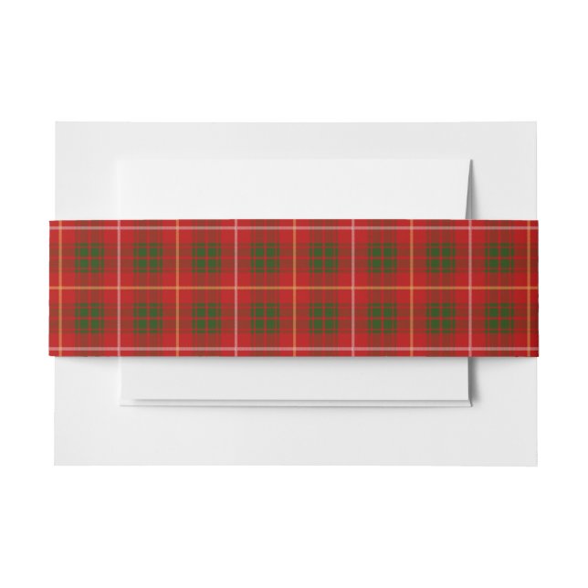 Bruce Scottish Tartan Bly Band (Vorderseite Beispiel)