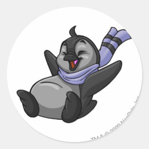 Bruce Shadow Runder Aufkleber