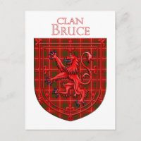Bruce Tartan Scottish Kariert Lion Rampant