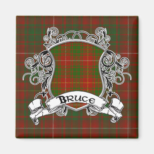 Bruce Tartan Shield Magnet