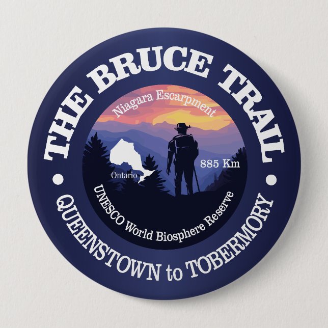 Bruce Trail (rd2) Button (Vorderseite)