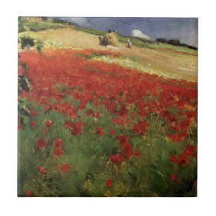 BRUCE, William Blair Mohnblumen Mohn rot Blumen vi Fliese