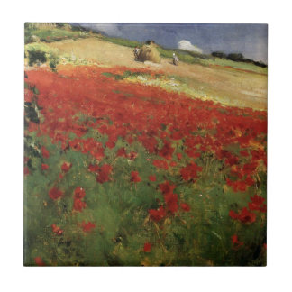 BRUCE, William Blair poppies poppy red flowers vin Fliese