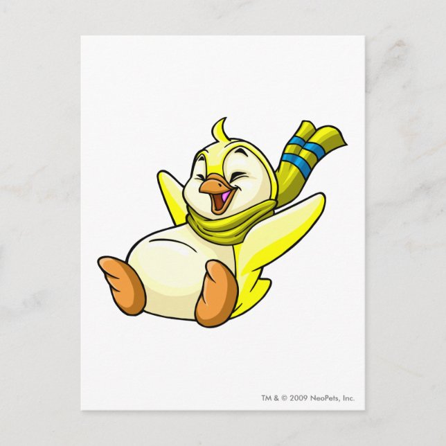 Bruce Yellow Postkarte (Vorderseite)