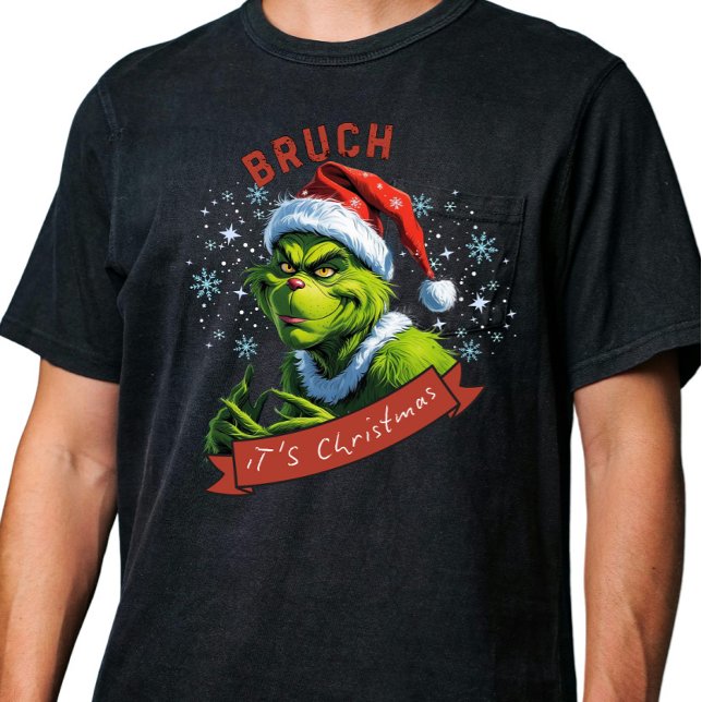 "Bruch, es ist Weihnachten" AI Art Sassy Grinch T-Shirt (Von Creator hochgeladen)