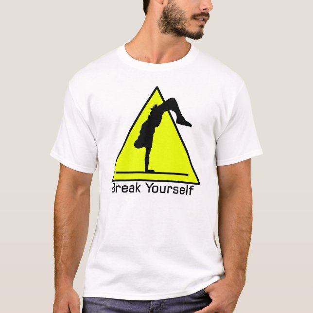 Bruch sich B-Junge T-Shirt (Vorderseite)