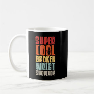 Bruch-Wrist-Überlebender Hand-Verletzung Erholung  Kaffeetasse