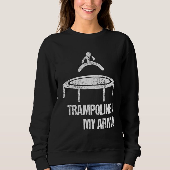 Brucharm-Story-Trampolin 1 Mein Arm 0 Kinder Junge Sweatshirt (Vorderseite)