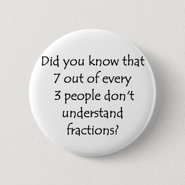 Brüche Button (Vorderseite)