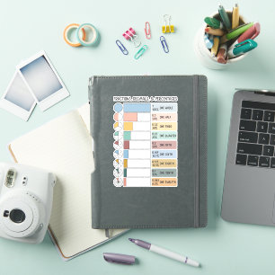 Brüche, Dezimalzahlen, Prozent Rainbow Kids Aufkleber