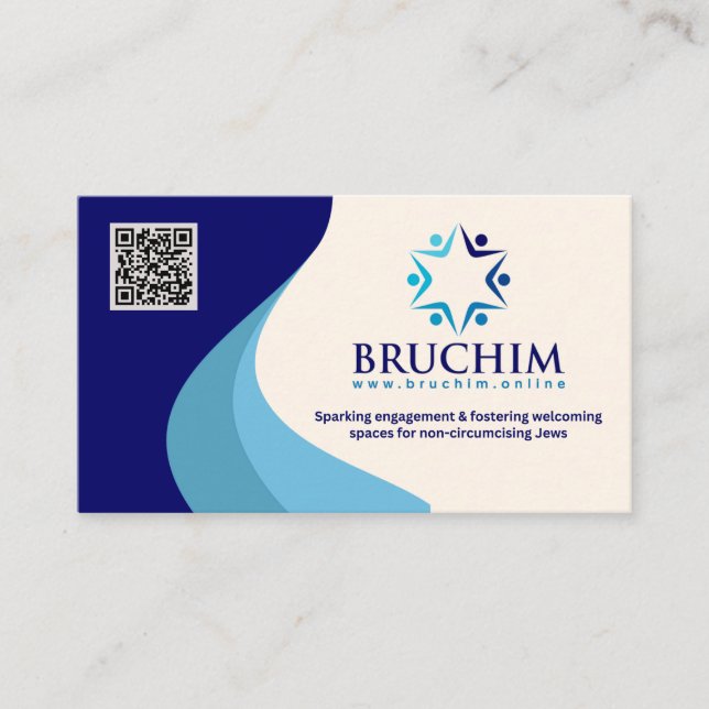 Bruchim Cards für Veranstaltungen & Tabling Visitenkarte (Vorderseite)