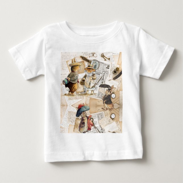 Bruchkaninchenzusammensetzung Baby T-shirt (Vorderseite)