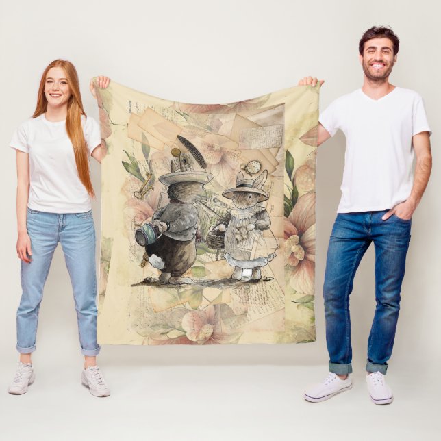 Bruchkaninchenzusammensetzung Fleecedecke (Beispiel)