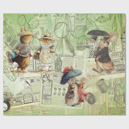 Bruchkaninchenzusammensetzung Geschenkpapier