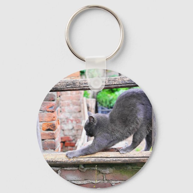 Bruchkatze Schlüsselanhänger (Vorderseite)