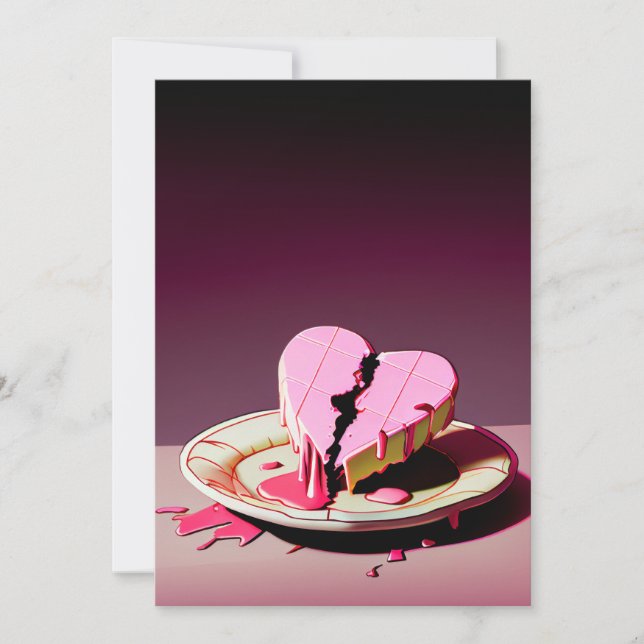 Bruchkuchen Feiertagskarte (Vorderseite)