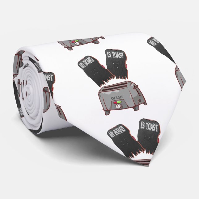 Bruchskateboard Krawatte (Gerollt)