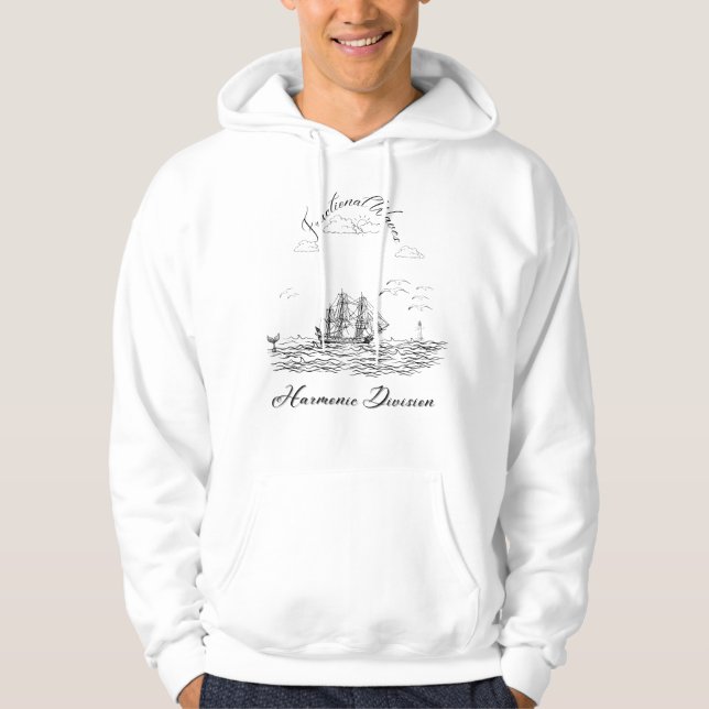 Bruchwellen Hoodie (Vorderseite)