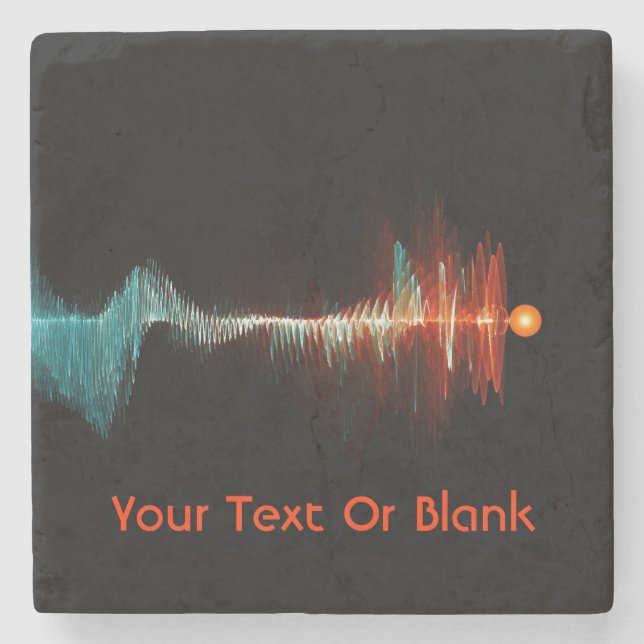 BruchwellenDualität Steinuntersetzer (Vorderseite)