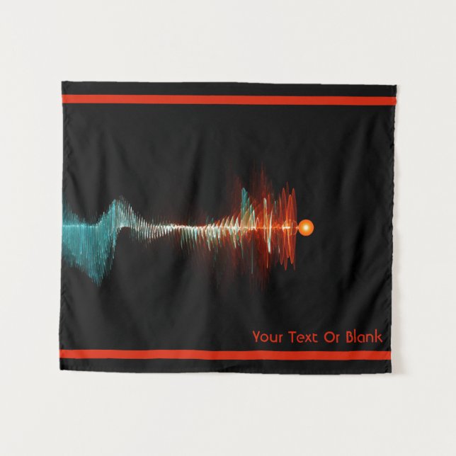 BruchwellenDualität Wandteppich (Vorderseite (Horizontal))