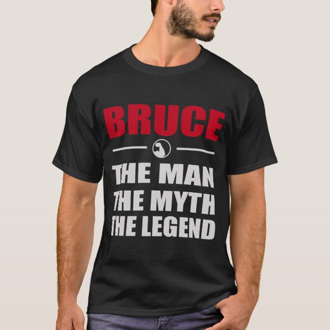 BRUCK DEM MANN DEN MYTH, DEN LEGEND T-Shirt (Vorderseite)
