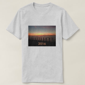 Brücke 2016 am Sonnenuntergang T-Shirt