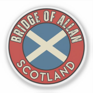 Brücke Allan, Schottland Aufkleber