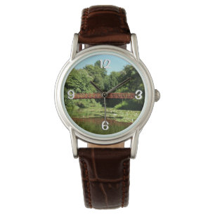 Brücke am Centennial Lake in Ellicott City Armbanduhr