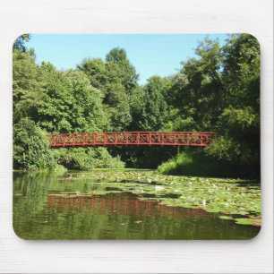 Brücke am Centennial Lake in Ellicott City Mousepad
