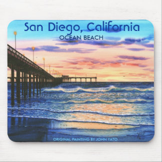 BRÜCKE AN SUNSET-T, San Diego, Kalifornien, ORIG… Mousepad