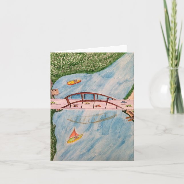 Brücke Austins 360 Karte (Vorderseite)