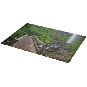 Brücke bei Latourell Falls, Columbia River Gorge, Schneidebrett