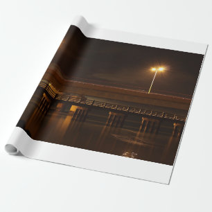Brücke bei Nacht Geschenkpapier