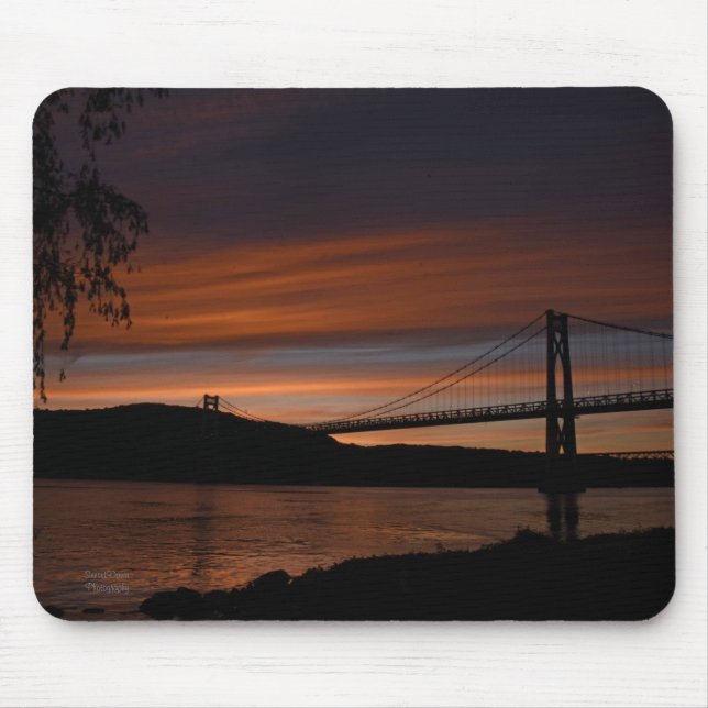 Brücke bei Sunset 2   Mousepad (Vorne)
