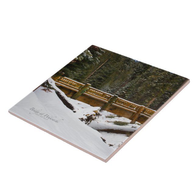 Brücke bei Wuksachi Fliese (Seite)