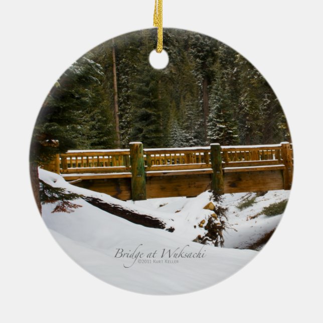 Brücke bei Wuksachi Keramikornament (Hinten)