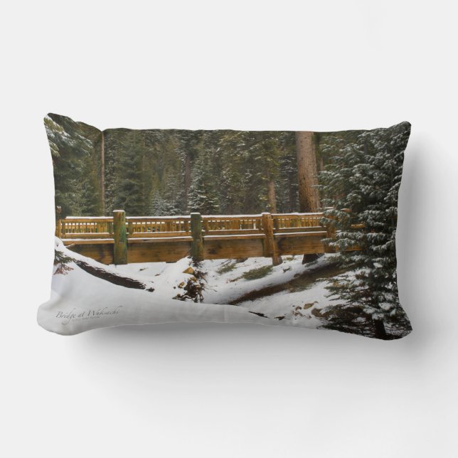 Brücke bei Wuksachi Lendenkissen (Vorderseite)