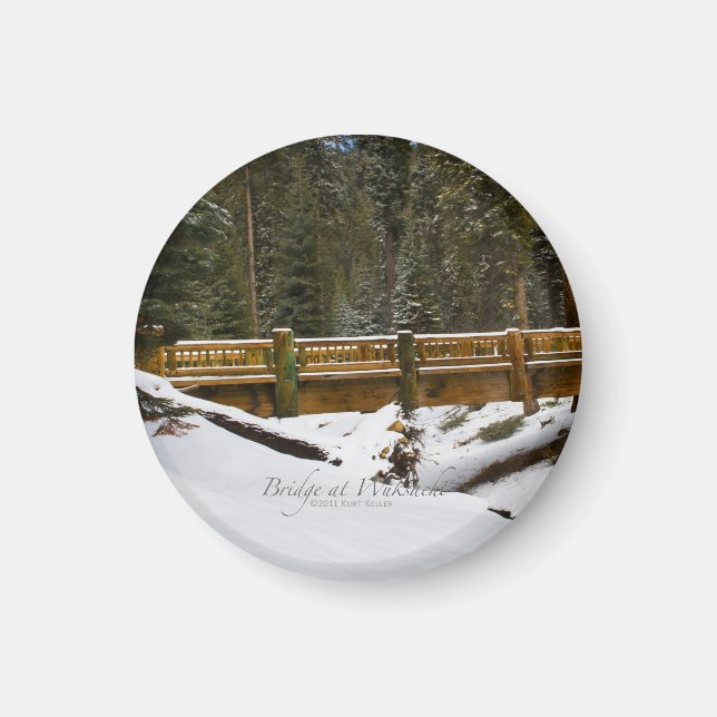 Brücke bei Wuksachi Magnet (Vorne)