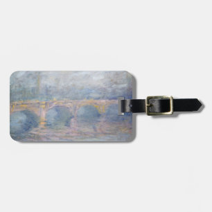 Brücke Claude Monets   Waterloo, London, am Gepäckanhänger