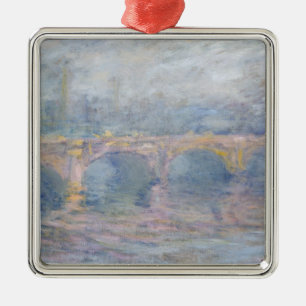 Brücke Claude Monets   Waterloo, London, am Ornament Aus Metall
