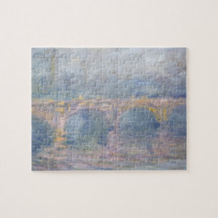 Brücke Claude Monets Waterloo, London, am Puzzle