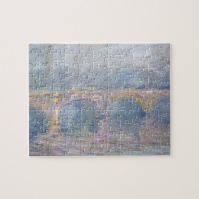 Brücke Claude Monets | Waterloo, London, am Puzzle (Horizontal)