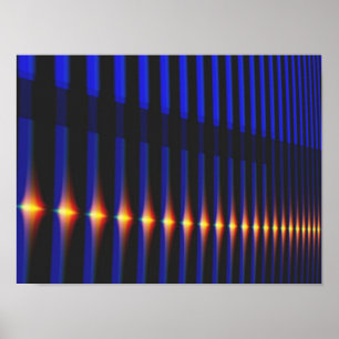 Brücke Cooles Abstraktes Fine Fraktal Art Poster